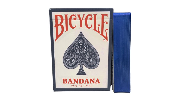 Bicycle Bandana Blue GILDED by PlayingCardDecks - Carti De Joc Premium