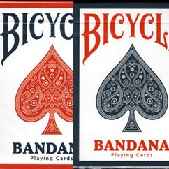 Bicycle Bandana Blue & Red SET 2 pack by PlayingCardDecks - Carti De Joc Premium