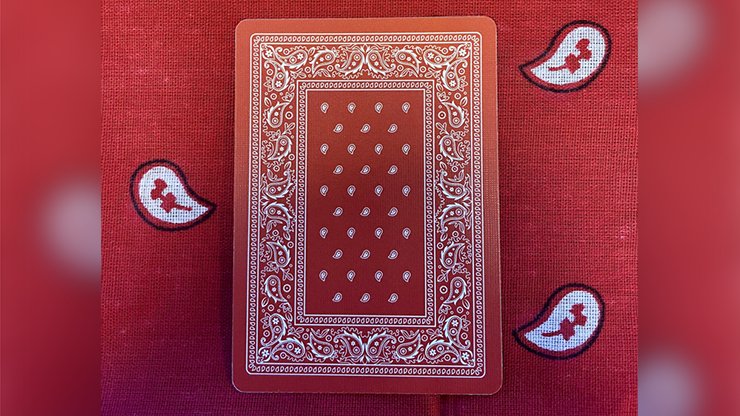 Bicycle Bandana Blue & Red SET 2 pack by PlayingCardDecks - Carti De Joc Premium