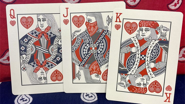 Bicycle Bandana Red by PlayingCardDecks - Carti De Joc Premium