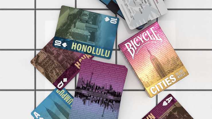 Bicycle Cities of the World by USPCC - Carti De Joc Premium
