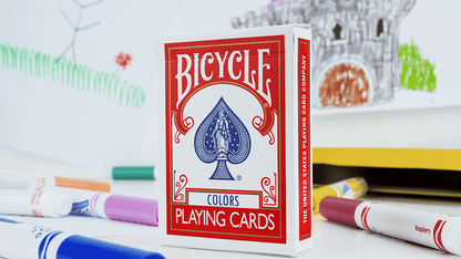 Bicycle Colors by Jordan Victoria (Red deck + 11 routines) - Carti De Joc Premium
