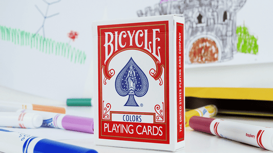 Bicycle Colors by Jordan Victoria (Red deck + 11 routines) - Carti De Joc Premium