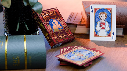Bicycle Disney Beauty and the Beast by USPCC - Carti De Joc Premium