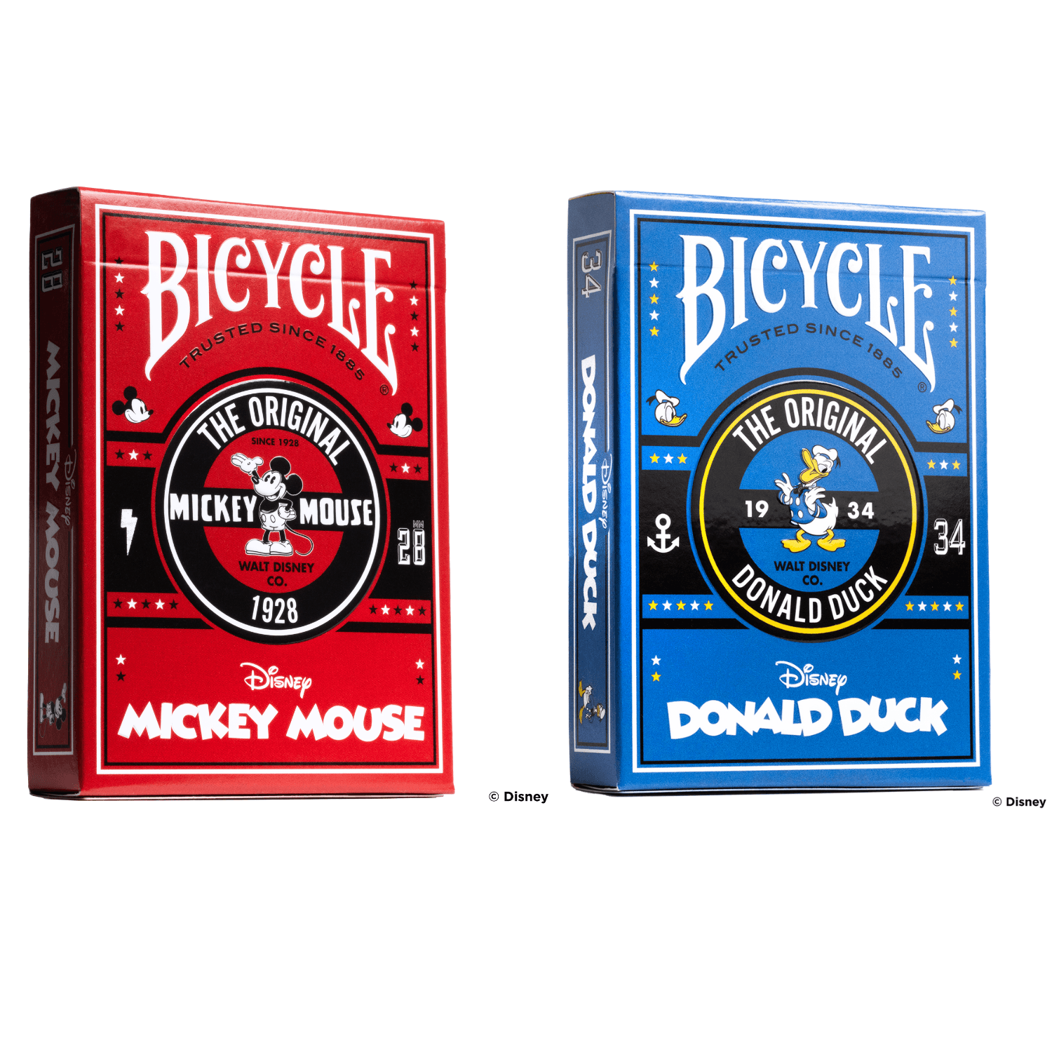 Bicycle Disney Mickey & Donald SET 2 pack by USPCC - Carti De Joc Premium