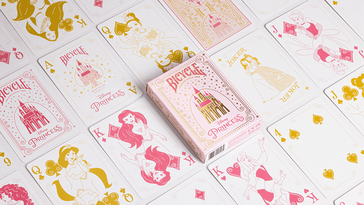 Bicycle Disney Princess Pink by USPCC - Carti De Joc Premium