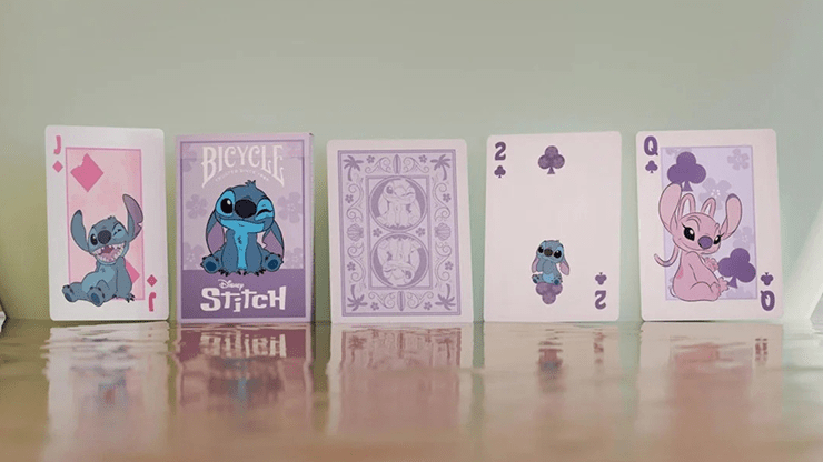 Bicycle Disney Stitch Purple by USPCC - Carti De Joc Premium