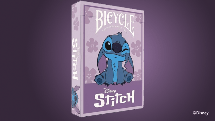 Bicycle Disney Stitch Purple by USPCC - Carti De Joc Premium