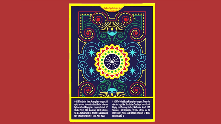 Bicycle Diwali Playing Cards by US Playing Card - Carti De Joc Premium