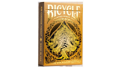 Bicycle Dragon Gold by US Playing Card Co - Carti De Joc Premium