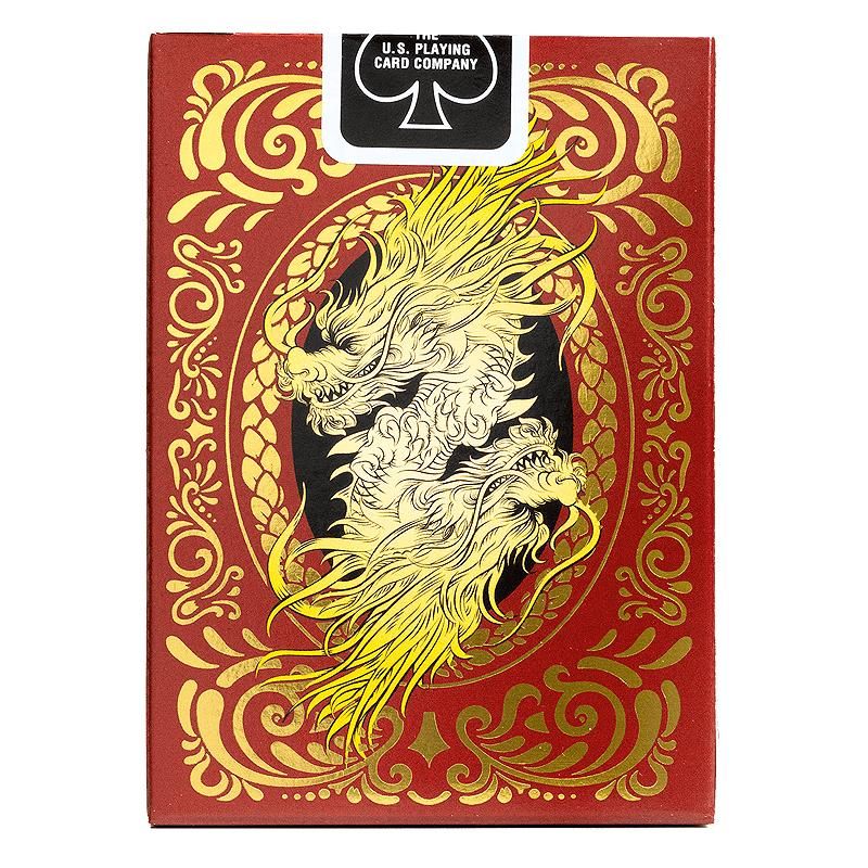 Bicycle Dragon Red by US Playing Card Co - Carti De Joc Premium