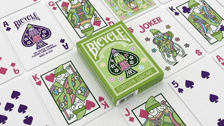 Bicycle Garden Gnome by USPCC - Carti De Joc Premium