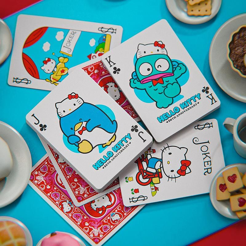 Bicycle Hello Kitty 50th Anniversary by USPCC - Carti De Joc Premium