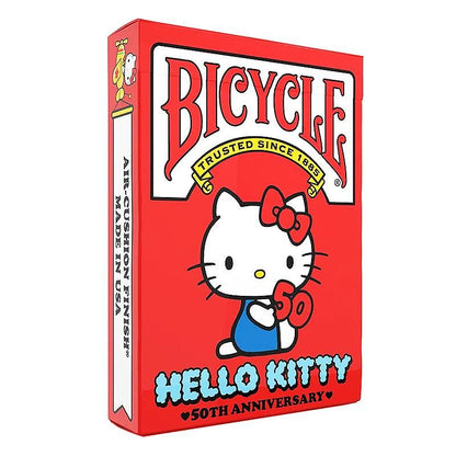 Bicycle Hello Kitty 50th Anniversary by USPCC - Carti De Joc Premium