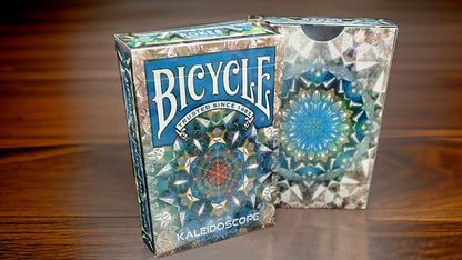 Bicycle Kaleidoscope Blue by USPCC - Carti De Joc Premium