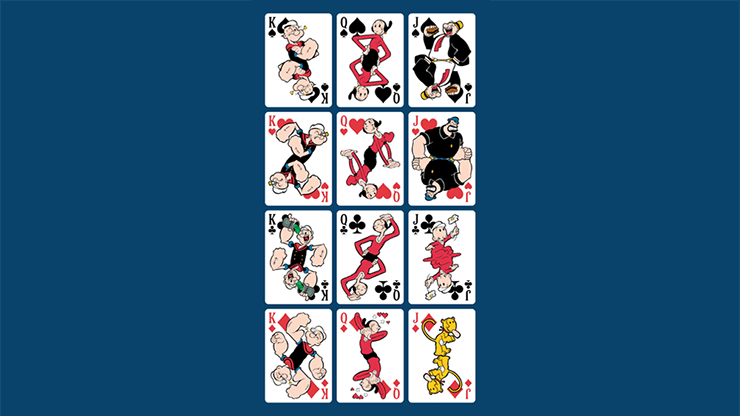Bicycle Limited Edition Popeye The Sailor Man by Collectable Playing Cards - Carti De Joc Premium