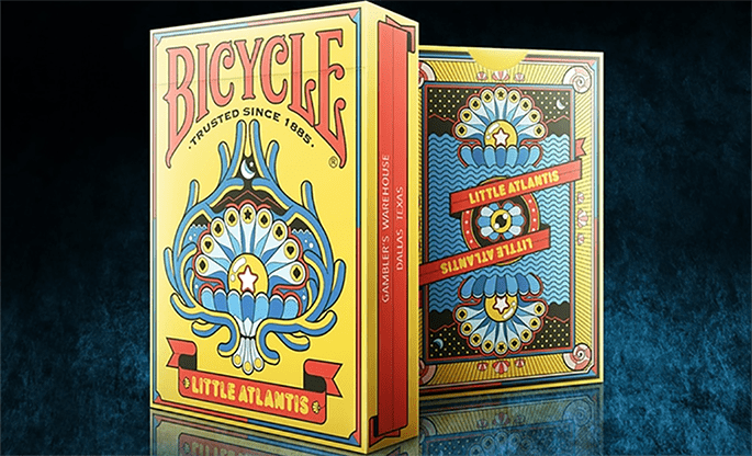 Bicycle Little Atlantis Day by Gambler's Warehouse - Carti De Joc Premium