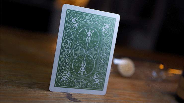 Bicycle Metallic Emerald by USPCC - Carti De Joc Premium