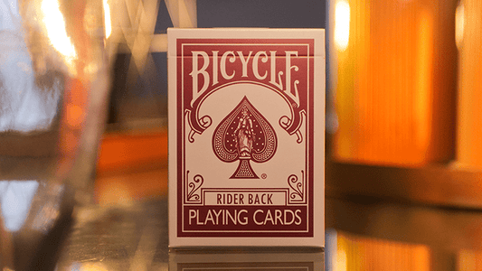 Bicycle Metallic Ruby by USPCC - Carti De Joc Premium