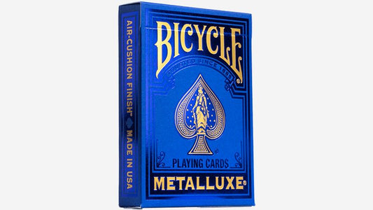 Bicycle Metalluxe Blue by USPCC - Carti De Joc Premium