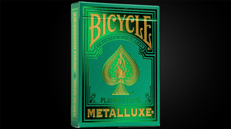 Bicycle Metalluxe Green by USPCC - Carti De Joc Premium