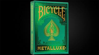 Bicycle Metalluxe Green by USPCC - Carti De Joc Premium