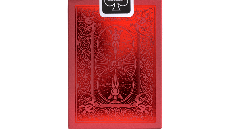 Bicycle Metalluxe Red by USPCC - Carti De Joc Premium
