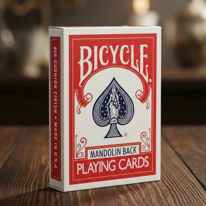 Bicycle Playing Cards 809 Mandolin Red by USPCC - Carti De Joc Premium