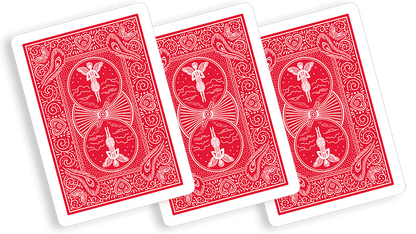 Bicycle Playing Cards 809 Mandolin Red by USPCC - Carti De Joc Premium