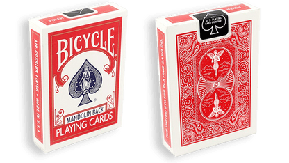 Bicycle Playing Cards 809 Mandolin Red by USPCC - Carti De Joc Premium