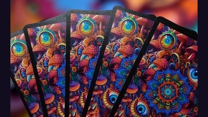 Bicycle Psychedelic by Collectable Playing Cards - Carti De Joc Premium