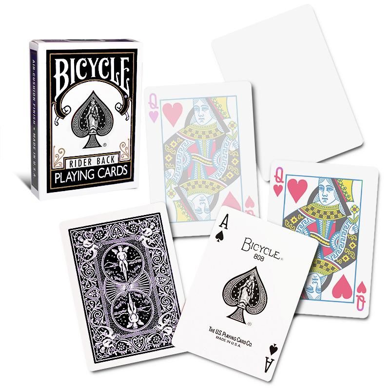 Bicycle Rider Back Black by USPCC - Carti De Joc Premium