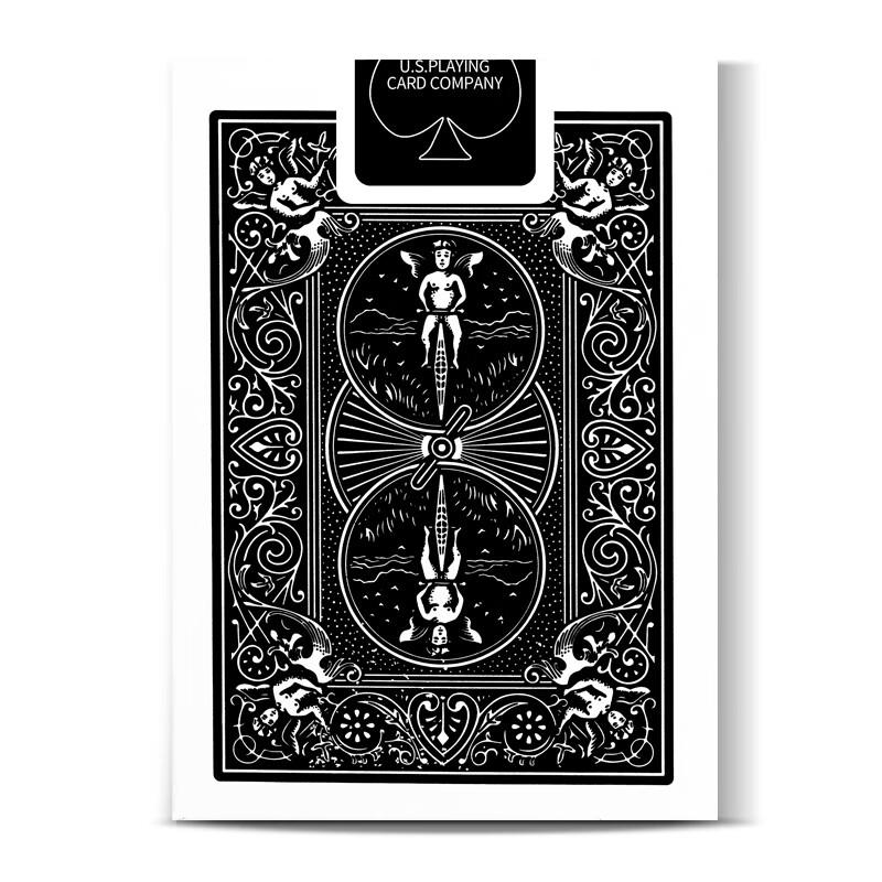 Bicycle Rider Back Black by USPCC - Carti De Joc Premium