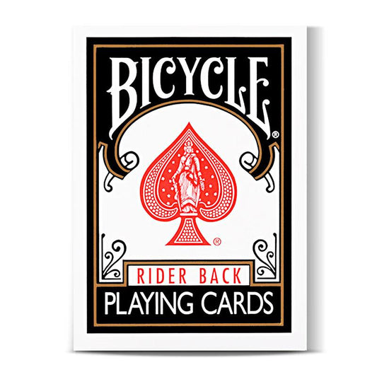 Bicycle Rider Back Black by USPCC - Carti De Joc Premium