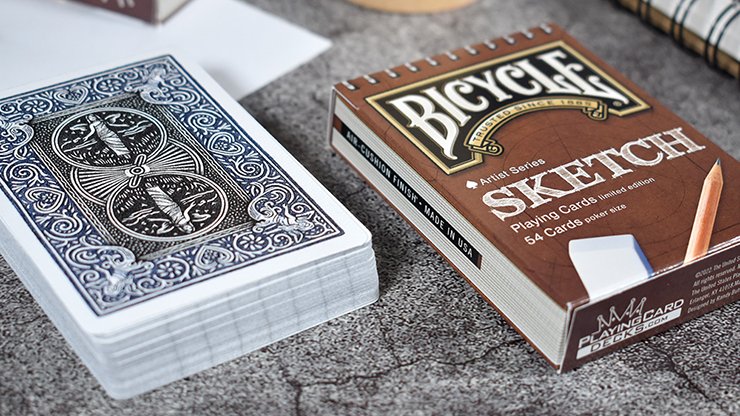 Bicycle Sketch by PlayingCardDecks - Carti De Joc Premium