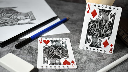 Bicycle Sketch by PlayingCardDecks - Carti De Joc Premium