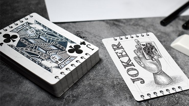Bicycle Sketch by PlayingCardDecks - Carti De Joc Premium