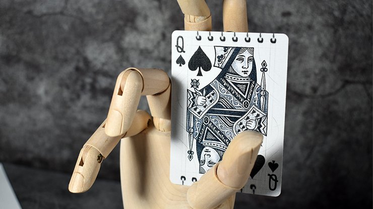 Bicycle Sketch by PlayingCardDecks - Carti De Joc Premium