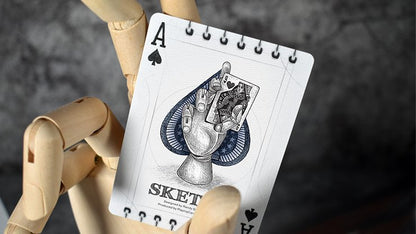 Bicycle Sketch by PlayingCardDecks - Carti De Joc Premium