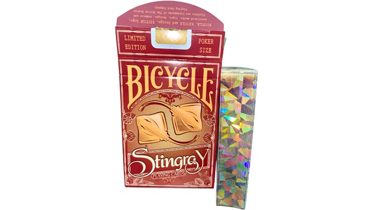 Bicycle Stingray Orange GILDED by PlayingCardDecks - Carti De Joc Premium