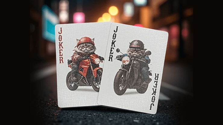 Biker Cats by Collectable Playing Cards - Carti De Joc Premium