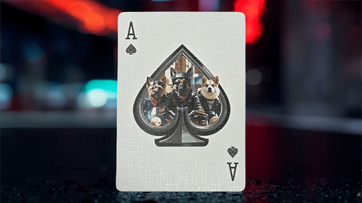 Biker Dogs by Collectable Playing Cards - Carti De Joc Premium
