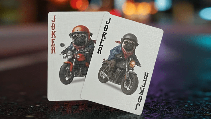 Biker Dogs by Collectable Playing Cards - Carti De Joc Premium