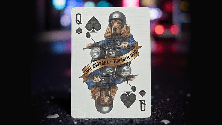 Biker Dogs by Collectable Playing Cards - Carti De Joc Premium