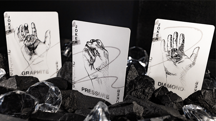 Carbon Graphite by Elemental PlayingCards - Carti De Joc Premium