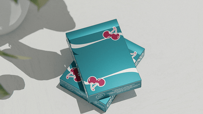 Cherry Casino Tropicana Teal by Pure Imagination Projects - Carti De Joc Premium