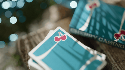 Cherry Casino Tropicana Teal by Pure Imagination Projects - Carti De Joc Premium