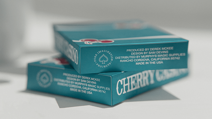 Cherry Casino Tropicana Teal by Pure Imagination Projects - Carti De Joc Premium