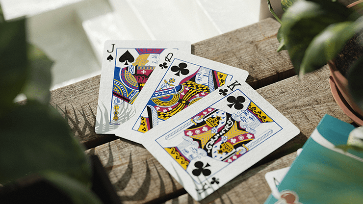 Cherry Casino Tropicana Teal by Pure Imagination Projects - Carti De Joc Premium