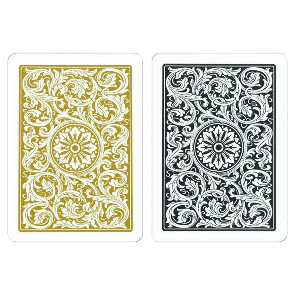 Copag 1546 ELITE Black/Gold JUMBO SET 2pack by Copag - Carti De Joc Premium